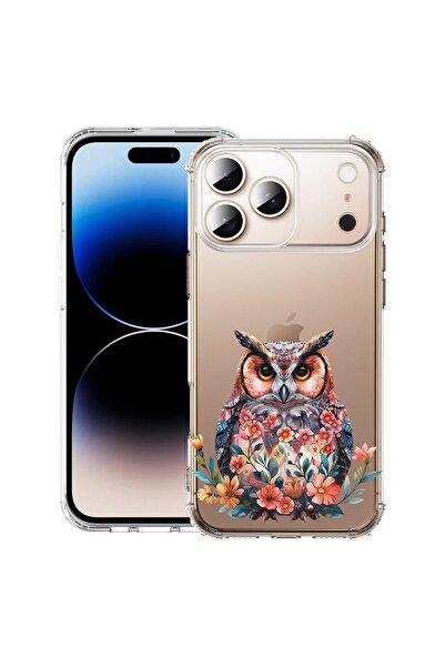 bestcase Husă pentru Apple iPhone 17 Pro cu Design OWL, Antișoc, Colțuri întă...