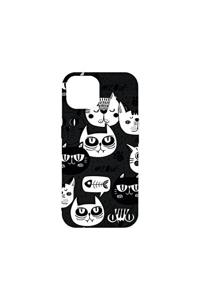 bestcase Θήκη Premium Υγρής Σιλικόνης, Συμβατή με Apple iPhone 15, Cool Cats,...