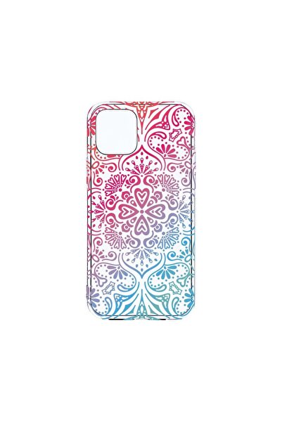 bestcase Husa Clear Silicon 2MM, Compatibila Cu Apple iPhone 12 Pro, Mandala ...