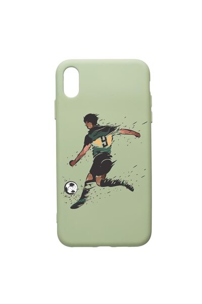 bestcase Θήκη Σιλικόνης Premium Συμβατή με Apple iPhone XS Max, Σχέδιο Ποδοσφ...