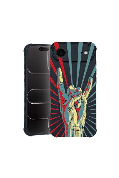 bestcase Husa TPU Pro Shock Compatibila cu Apple iPhone 17 Air, cu Design Roc...