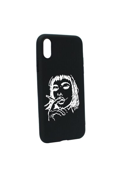 bestcase Husa Silicon Compatibila Cu Apple iPhone XS Max, Woman, rezistenta l...