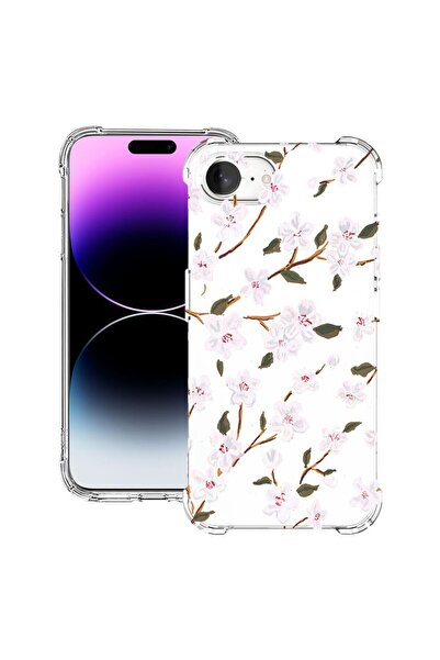 bestcase Husa pentru Apple iPhone 16e, Anti Shock 1.5MM, Spring Flower, Prote...