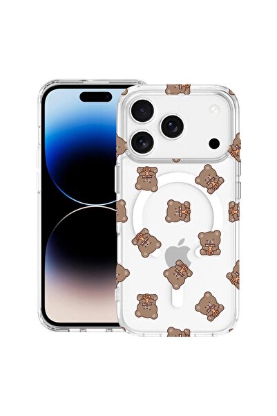 bestcase Husă pentru Apple iPhone 17 Pro Max cu design model Teddy Bear, TPU ...