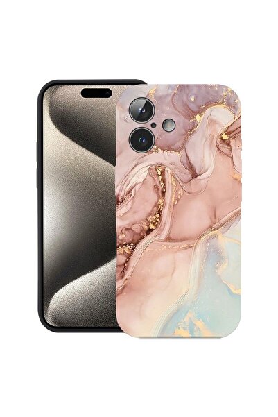 bestcase Husă pentru Apple iPhone 17 cu Design Rose Marble, Silicon Premium, ...