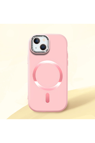 CASEVIBE iPhone 15 Plus/14 Plus Uyumlu Sade, tek renk, tam kaplama, darbeye d...