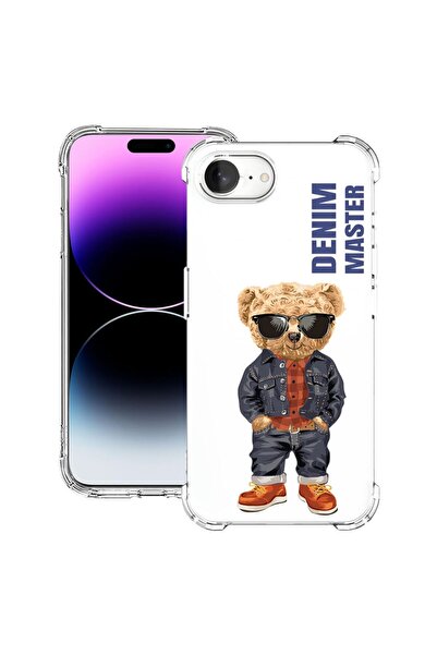 bestcase Husa pentru Apple iPhone 16e, Anti Shock 1.5MM, Denim Master - Teddy...