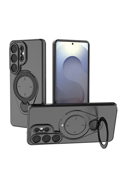 Choice9 Galaxy S26 Ultra Black 360° Rotating Magnetic Stand Phone Case For S2...