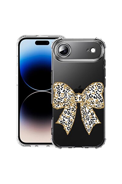 bestcase Θήκη για Apple iPhone 17 Air με Σχέδιο Λεοπάρδαλης και Φιόγκο, Αντικ...