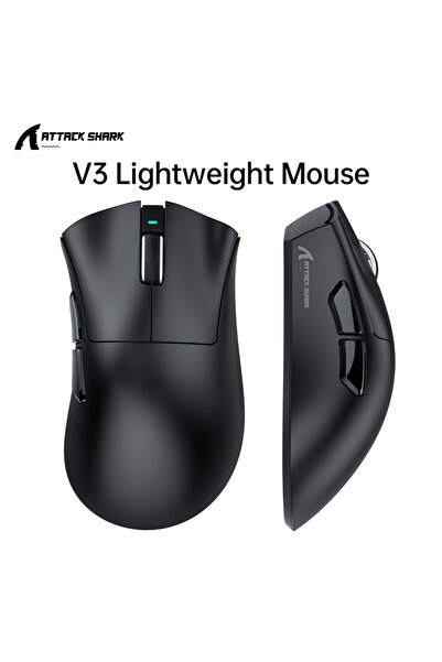 choice2 V3 Black Attack Shark V3 Gaming Mouse Bluetooth Wireless, Tri-Mode, P...
