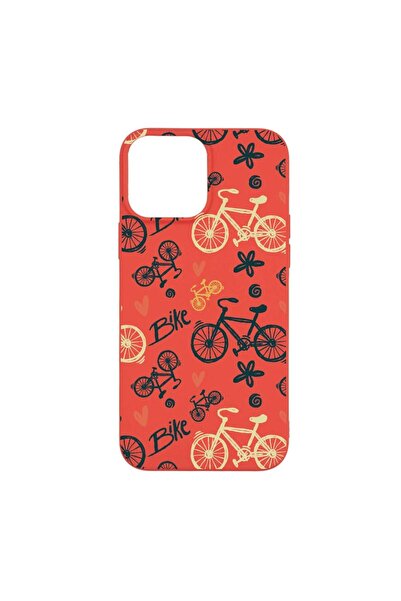 bestcase Husa Silicon, Compatibila Cu Apple iPhone 13 Pro Max, Bike Love, rez...