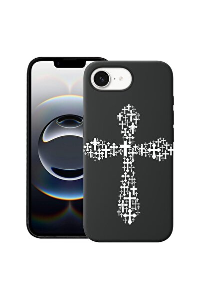 bestcase Калъф за Apple iPhone 16e, Премиум тънък силиконов 1.2ММ, Кръстосан ...