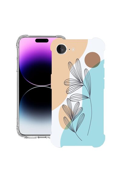 bestcase Husa pentru Apple iPhone 16e, Anti Shock 1.5MM, Abstract Flower, Pro...