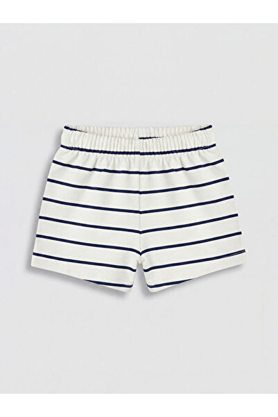 LC Waikiki Sparkling Choices Striped Baby Girl Shorts from Shining Store