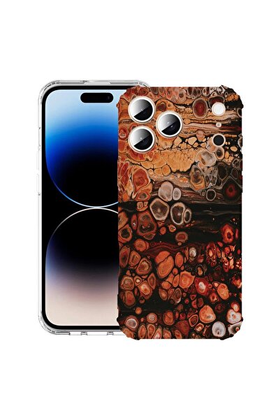 bestcase Husă pentru Apple iPhone 17 Pro Max cu Design Wood Pattern, Antișoc,...