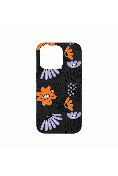 bestcase Husa Silicon, Compatibila cu Apple iPhone 14 Pro Max, Flowers - Past...