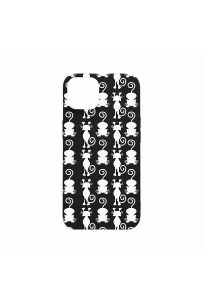 bestcase Θήκη σιλικόνης, Συμβατή με Apple iPhone 14, Γάτες, Ανθεκτική στη φθο...