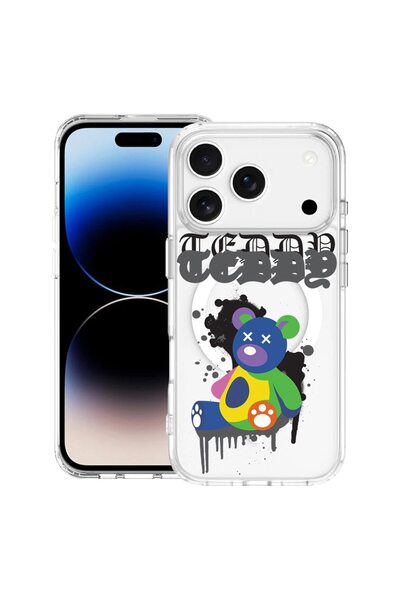 bestcase Θήκη για Apple iPhone 17 Pro με Σχέδιο Αρκουδάκι σε Παστέλ Χρώματα, ...