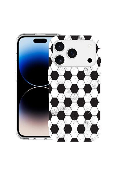 bestcase Θήκη για Apple iPhone 17 Pro με Σχέδιο Ποδοσφαίρου, Αντικραδασμική T...