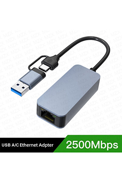 Choice 2500Mbps USB3.0 A C MZX 5000Mbps Network Card Adapter USB 3.0 A Type C...
