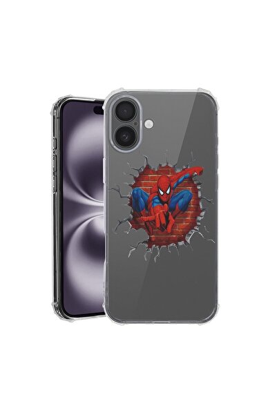 bestcase Θήκη για Apple iPhone 16, Αντικραδασμική 1.5MM, SpiderMan, Αντοχή σε...