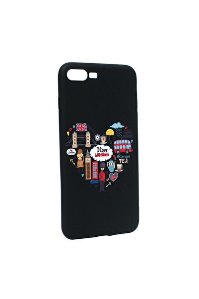 bestcase Husa Silicon Compatibila Cu Apple iPhone 7 Plus / 8 Plus, I Love Lon...