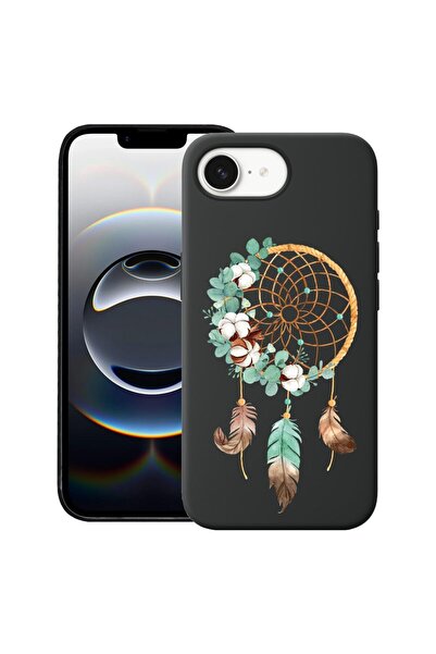 bestcase Калъф за Apple iPhone 16e, Премиум тънък силиконов 1.2ММ, Ловец на с...