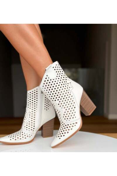 BENOTTİ Allaka women's ankle boots White