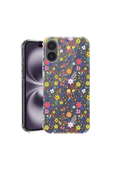 bestcase Husă pentru Apple iPhone 17 cu design floral, antișoc, cu colțuri în...
