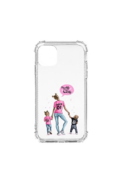 bestcase Αντικραδασμική Θήκη, Συμβατή με Apple iPhone 12, Mom Life, Σιλικόνη ...