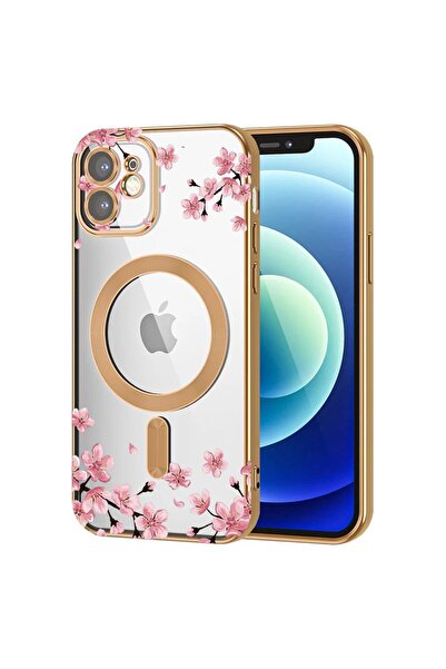 bestcase Πολυτελής Θήκη MagSafe, Συμβατή με Apple iPhone 11, Άνθη Κερασιάς - ...