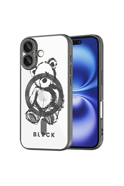 bestcase Husa Luxury MagSafe, Συμβατό με Apple iPhone 16 Plus, Teddy BLVCK, Ε...