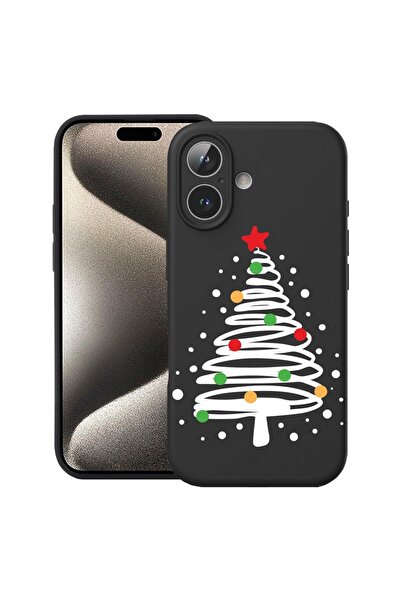 bestcase Husă pentru Apple iPhone 17 cu design Brad de Crăciun, Silicon Premi...