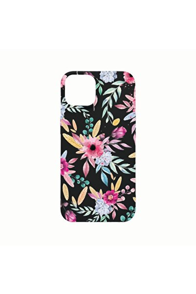 bestcase Θήκη Σιλικόνης, Συμβατή με Apple iPhone 14, Χαρούμενα Λουλούδια, Ανθ...