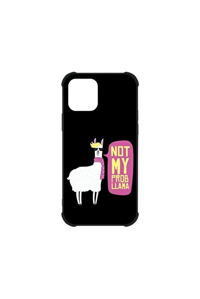 bestcase Husa MaxSafe Glassy, Compatibila Cu Apple iPhone 12, Not My Prob LLa...