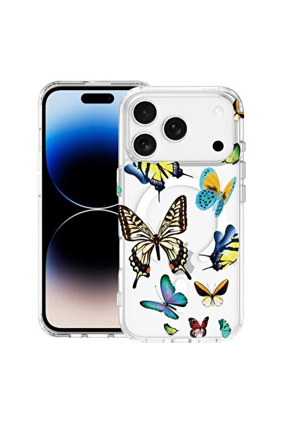 bestcase Θήκη για Apple iPhone 17 Pro με Σχέδιο Πεταλούδες σε Όμορφα Χρώματα,...