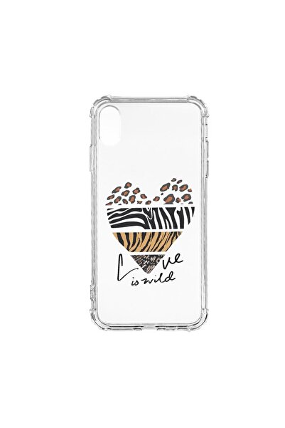 bestcase Husă Antișoc din Silicon Compatibilă cu Apple iPhone XS Max, Love Is...