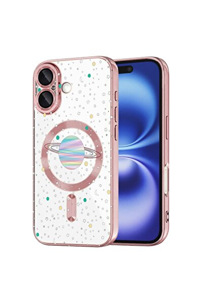 bestcase Πολυτελής Θήκη MagSafe, Συμβατή με Apple iPhone 16, Σχέδιο Σύμπαν, Π...