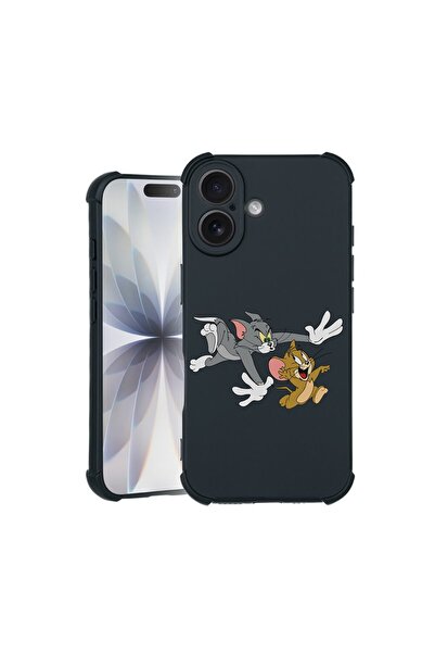 bestcase Husa TPU Pro Shock Compatibila cu Apple iPhone 16, cu Design Tom And...