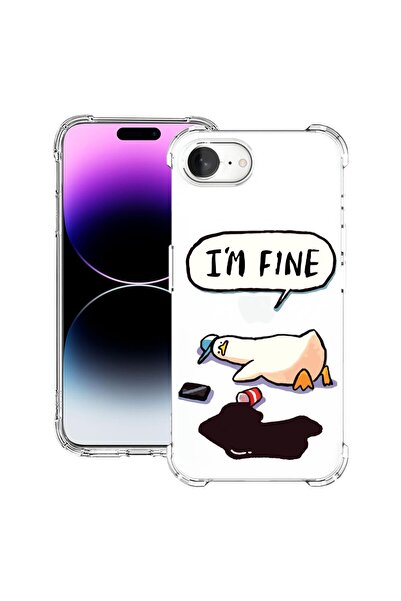 bestcase Θήκη για Apple iPhone 16e, Αντικραδασμική 1.5MM, Duck Life - Είμαι Μ...