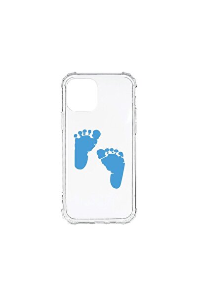 bestcase Αντικραδασμική Θήκη 1.5MM, Συμβατή με Apple iPhone 12, Σχέδιο Ποδιών...