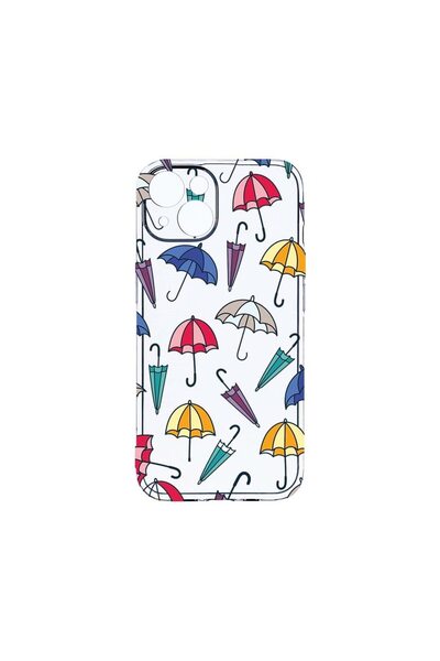 bestcase Διαφανής Θήκη Σιλικόνης 2MM, Συμβατή με Apple iPhone 13 Mini, Σχέδιο...