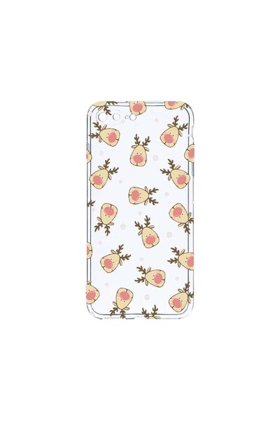 bestcase Husa din silicon transparent de 2MM, compatibilă cu Apple iPhone 8 P...