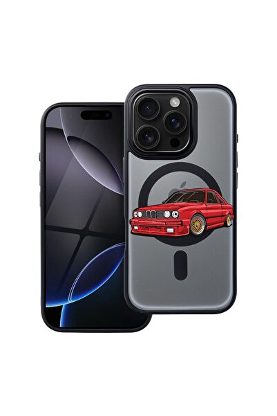 bestcase Θήκη συμβατή με Apple iPhone 15 Pro με σχέδιο κλασικού αυτοκινήτου, ...