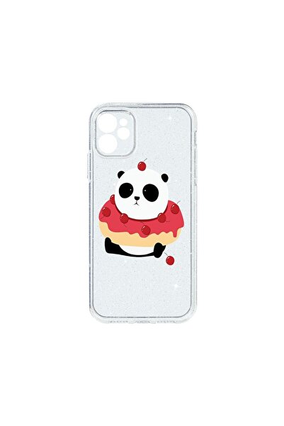 bestcase Husa Crystal Glitter 2MM, Compatibila Cu Apple iPhone 11, Sweet Pand...