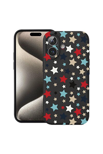 bestcase Husă pentru Apple iPhone 17 cu Design Stars, Silicon Premium, Microf...