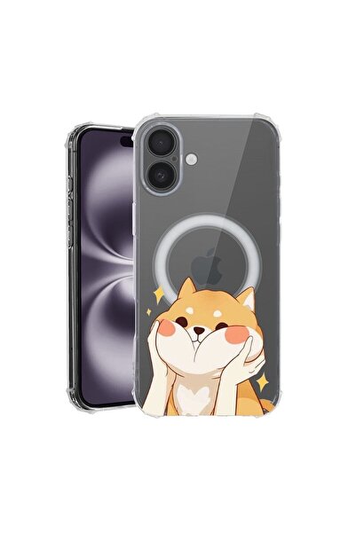 bestcase Θήκη για Apple iPhone 16, MagSafe Αντικραδασμική, Emoji - Γλυκιά Γάτ...