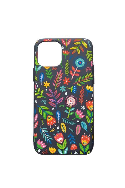 bestcase Husa Premium Silicon Compatibila Cu Apple IPhone 12, Happy Flowers, ...