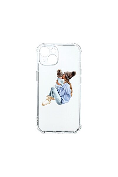 bestcase Αντικραδασμική Θήκη 1.5MM, Συμβατή με Apple iPhone 15, Σχέδιο Κορίτσ...