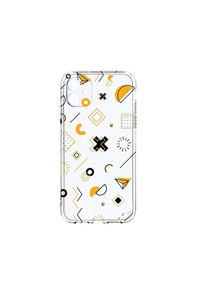 bestcase Husa Clear Silicon 2MM, Compatibila Cu Apple iPhone 12 Mini, Symbols...